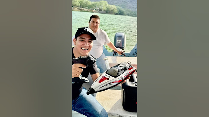 Control boat vs. a real one