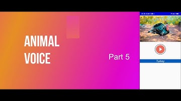 Animal sound android application part 5 | Audio Player  | Latest tutorial with Firebase.