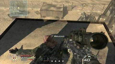 MW2: 1v1 sniper battle
