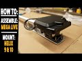 How to humminbird mega live assembly  mounting helix 9  10