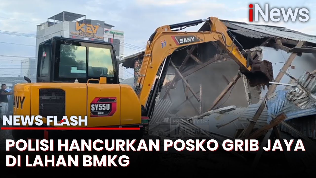 Polisi Bongkar Markas GRIB Jaya yang Serobot Lahan BMKG, 11 Orang Diamankan | News Flash