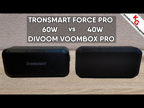🔊 Tronsmart Force Pro vs Divoom Voombox Pro / Сравнение Bluetooth колонок 🔊 Tronsmart Force Pro vs Divoom Voombox Pro / Сравнение Bluetooth колонок