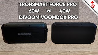 🔊 Tronsmart Force Pro vs Divoom Voombox Pro / Сравнение Bluetooth колонок