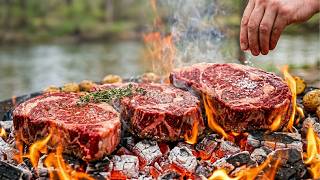 Famous Coal-Seared Steaks & The Crispiest Golden Potatoes Wealth