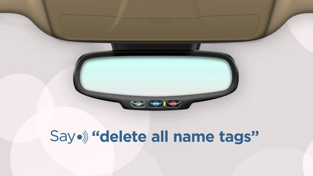 How to Delete all OnStar Turn-by-Turn Navigation and Hands-Free Calling Name Tags - How to Delete all OnStar Turn-by-Turn Navigation and Hands-Free Calling Name Tags
