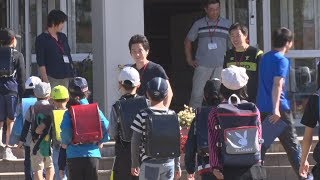 北海道厚真町で学校再開  児童に喜び、道内休校解消