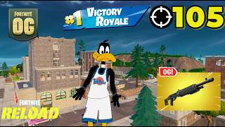 105 Elimination Solos "RELOAD” Gameplay Wins (Fortnite Chapter 7 PS5 Controller)