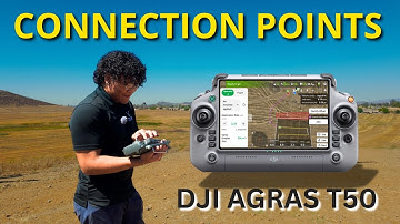DJI Agras T50 | How to Use Connection Points for Field Operations