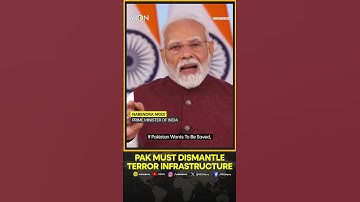 Pakistan Must Get Rid Of Its Terrorist Infrastructure, Says PM Modi | WION Shorts