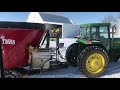 Cloverdale Vertical Mixer 500 T:  Processing big bales 1