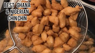 How to make Ghana and Nigerian chin chin or Achoma Recipe| how to make crunchy chin chin fried