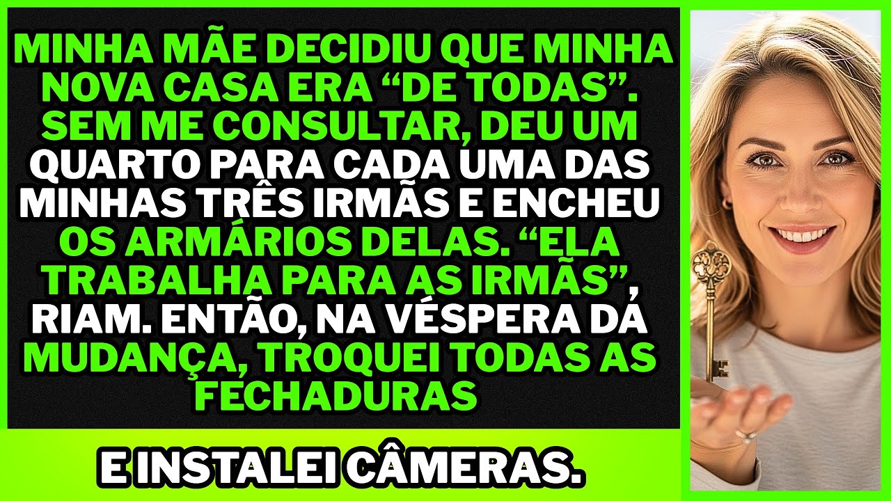 Minha mãe distribuiu os quartos da minha nova casa um para cada irmã como se fosse dela. Eu...
