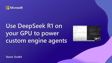 Use DeepSeek R1 on your GPU to power custom engine agents