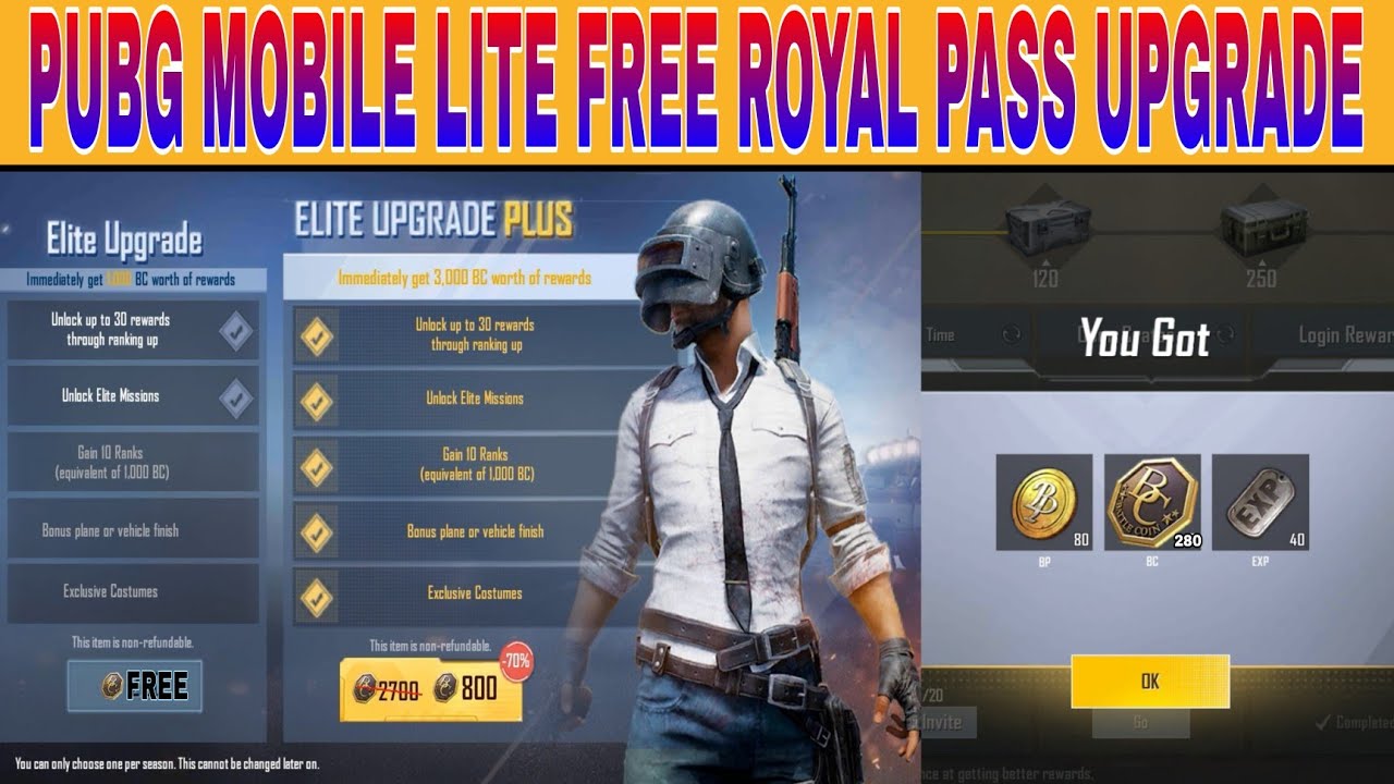 PUBG MOBILE LITE FREE WINNER PASS UPGRADE DC ALEX GAMER