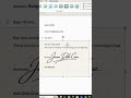 e-signature in Word #MicrosoftWordHacks
