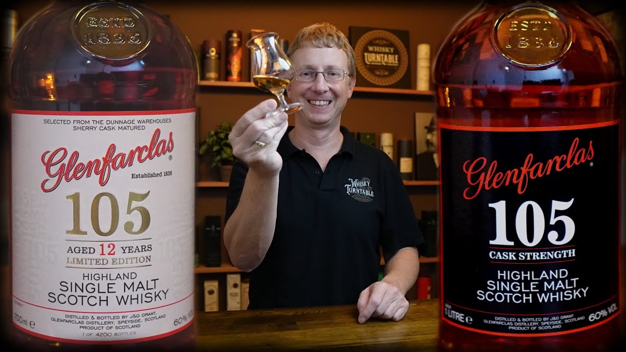 Glenfarclas 105 - 12 Years 2025 60% vs. 105 Cask Strength NAS 60