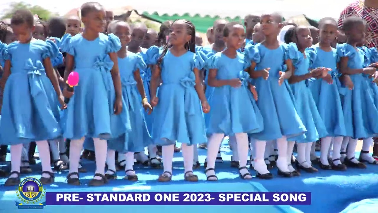 PRE STANDARD ONE.. FANTASTIC SONG.. DURING GRADUATION CEREMONY 2023 AT ELLEN WHITE SCHOOL