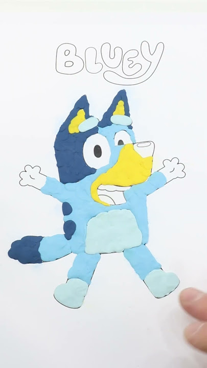 Bluey Clay Art #Bluey #blueybingo