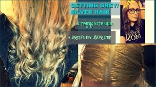 My Journey To Grey/Silver Hair, Toning With Wella Color Charm T18 &amp; Arctic Fox Sterling