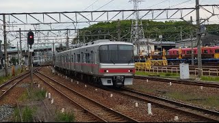 名鉄5000系5002F全車一般車特急名古屋行き大江駅通過（2023年6月5日撮影）