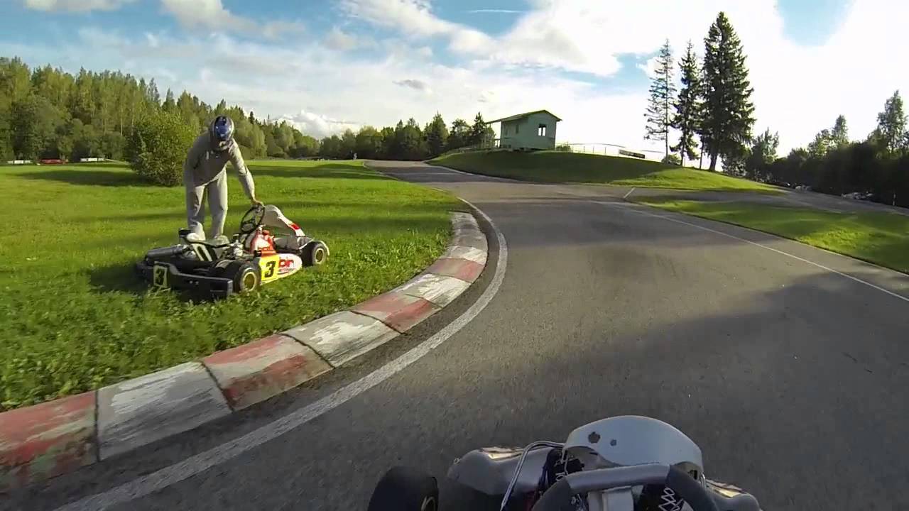 Karting Pro Kart test drive (with Spins) Aravete kart track YouTube