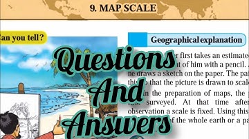 Class 8th || Geography || 9-Map Scale || Questions Answers