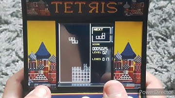 tetris mini arcade part 1! score 35549