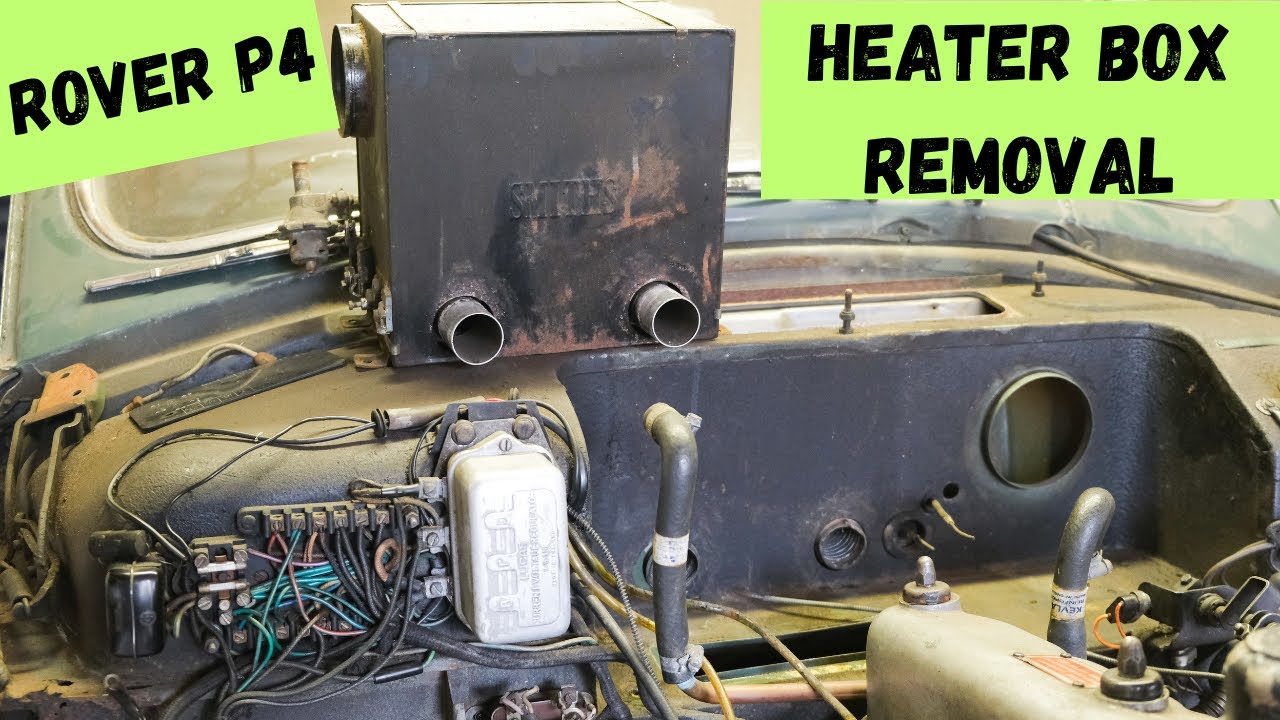 Rover P4 Heater Box Removal - YouTube