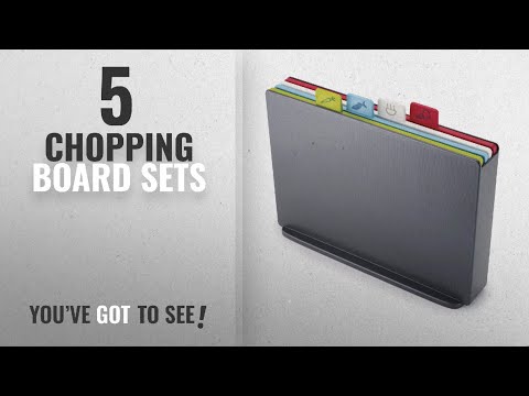 Top 10 Chopping Board Sets [2018]: Joseph Joseph Index Chopping Board Set - Large, Graphite