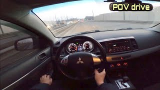 2013 Mitsubishi Lancer X (1.6 AT) POV Test Drive