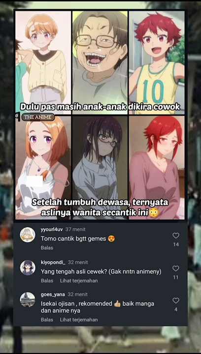 KECIL NYA DIKIRA COWOK PAS BESAR CANTIK #anime #manga #wibu