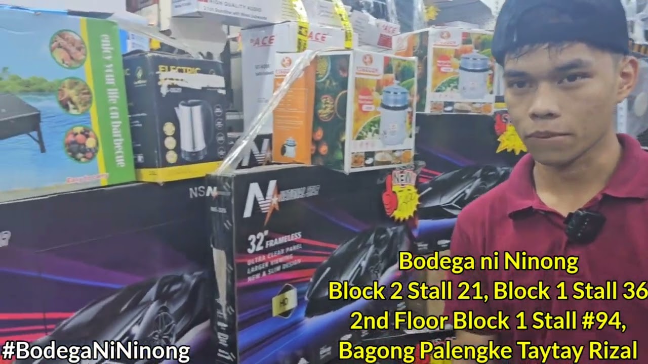 October 2025 Bodega ni Ninong Taytay Rizal TV Itel Infinix Tecno Redmi Vivo Oppo Tablet Appliances