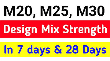 Design Mix Strength of M20, M25 & M30 In 28days and 7days || M25 Design Mix Cube Strength at Site