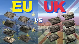 WOT Blitz EU vs UK || Tier 10 Face Off
