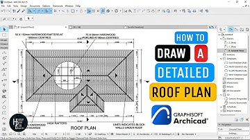 Archicad Tutorial: How To Draw A Detailed Roof