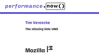 Tim Vereecke at performance.sync()
The missing link: UNO
A presentation at the performance.sync() meet-up on 13th of November, 2024, in Amsterdam. This performance.now() conference pre-event was graciously sponsored by Mozilla; https://www.mozilla.org/
Join this channel to get access to perks:
https://www.youtube.com/channel/UCuZeHD5SGecQomz2pVDHGzg/join
More about performance.now(); https://perfnow.nl
Receive conference announcements in your inbox: https://perfnow.nl/subscribe Tim Vereecke at performance.sync()
