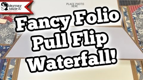 Pull Tab Waterfall Folio Gate Fold to Boot!