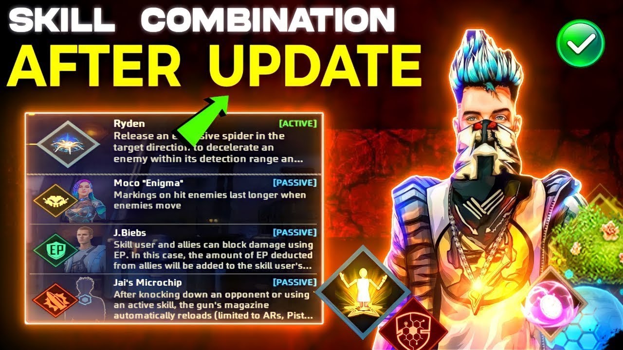 BEST CHARACTER SKILL COMBINATION AFTER OB47 UPDATE || FREE FIRE MAX ...