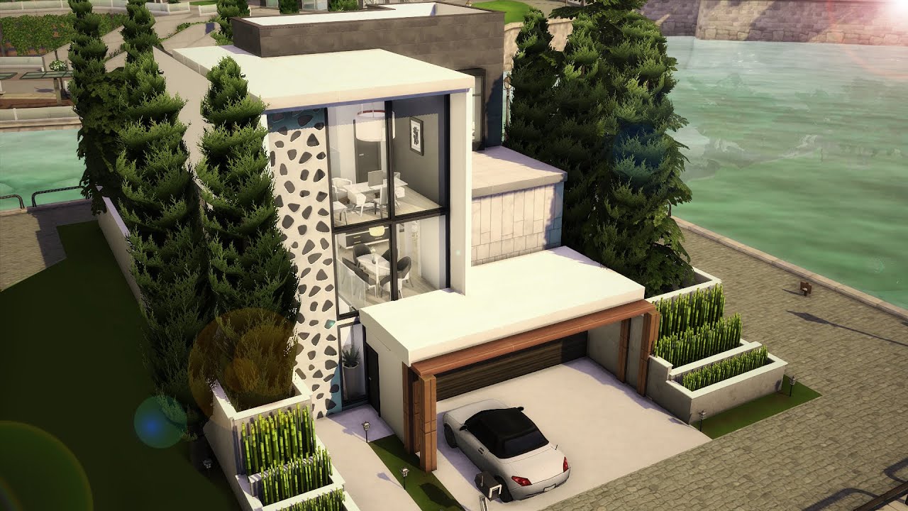 JOGO BASE - CASA MODERNA TÉRREA │The Sims 4 (Speed Build) 