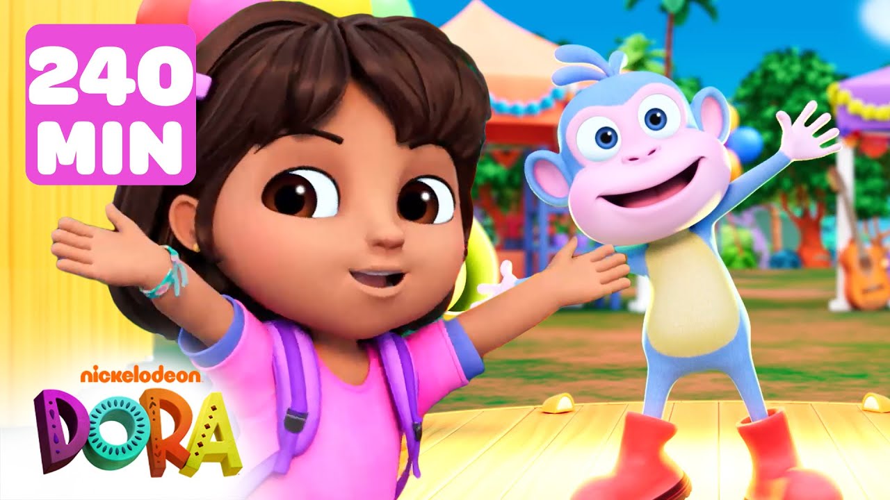 Dora & Boots Best Friends Forever Marathon! 💗 240 Minutes | Dora