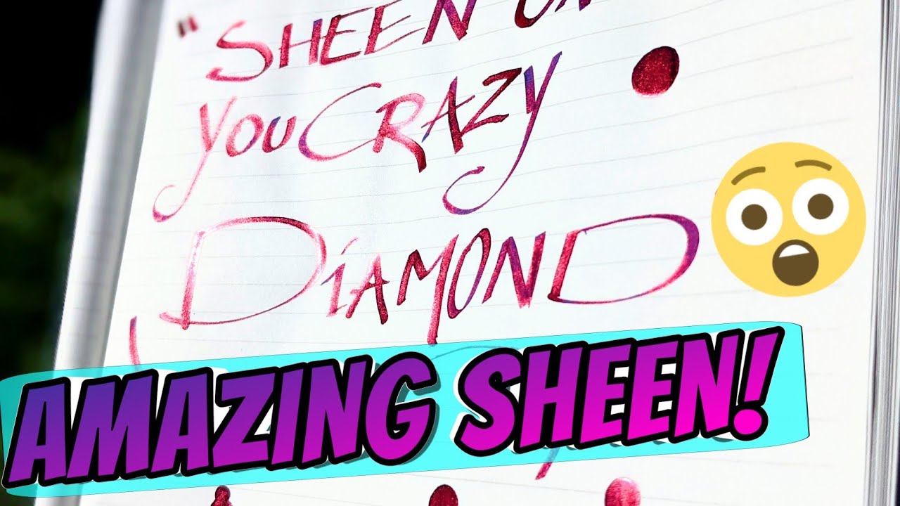 Sheening Ink Comparison