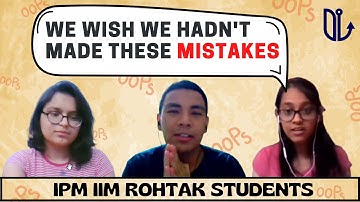 Mistakes that you will Regret making while IPMAT Preparation
