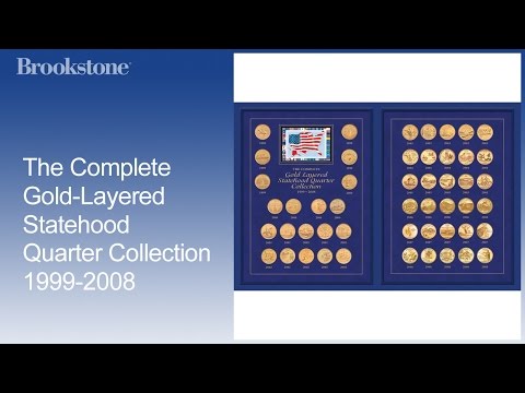 The Complete Gold-Layered Statehood Quarter Collection 1999-2008