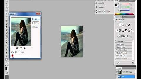 photoshop CS5 blur tutorial
