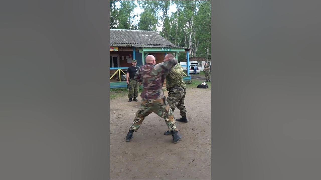 Ножевой бой в спецназе Альфа