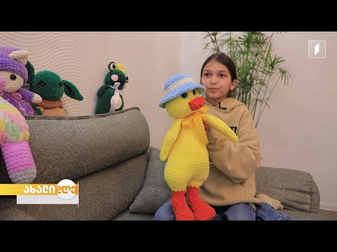 ჟესტური ენით ნასწავლი ხელსაქმე - პატარა დების, ელენე და ელისაბედ ელკანიშვილების დიდი წამოწყება