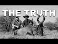 The truth about hunting in africa