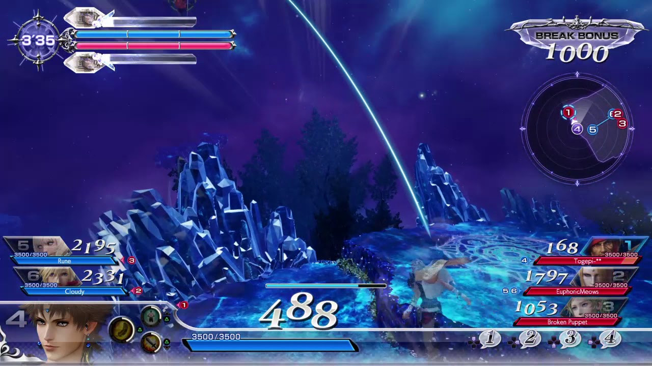 Dissidia Final Fantasy Buttz Gameplay - YouTube