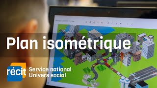 Plan isométrique en univers social