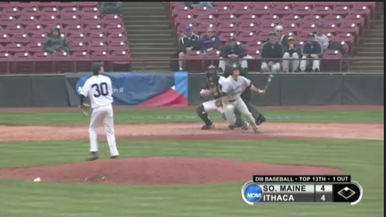 2013 Baseball #FlashbackFriday Highlight: USM vs. Ithaca – 13 innings